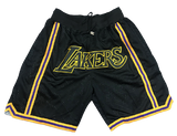 Los Angeles Lakers Black Mamba Basketball Shorts